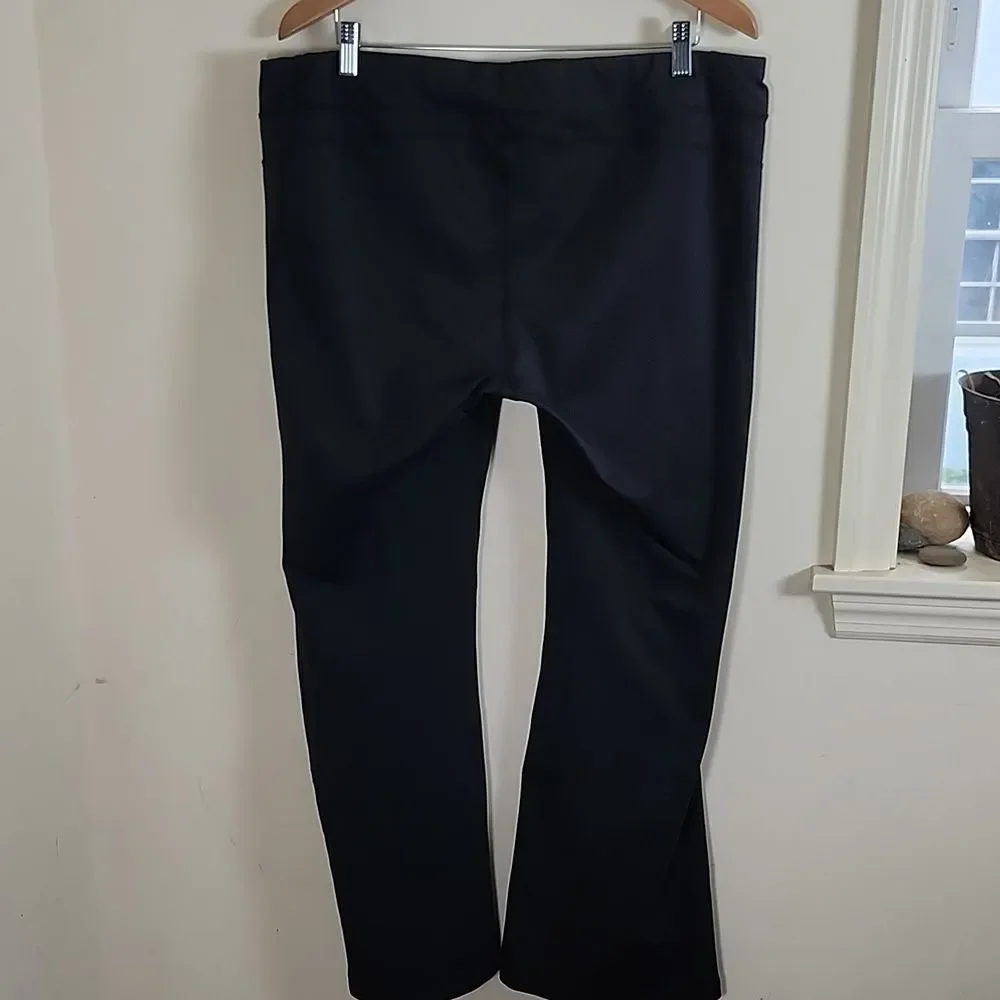 REI Women's Black Yoga Pants w/Elastic Waistband, Size Extra Large Petite (XLP)